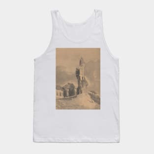 Byland Abbey, Yorkshire by John Sell Cotman Tank Top